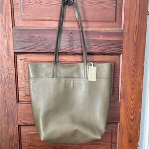 Madewell Burnt Olive The Essential Tote Bag NWT